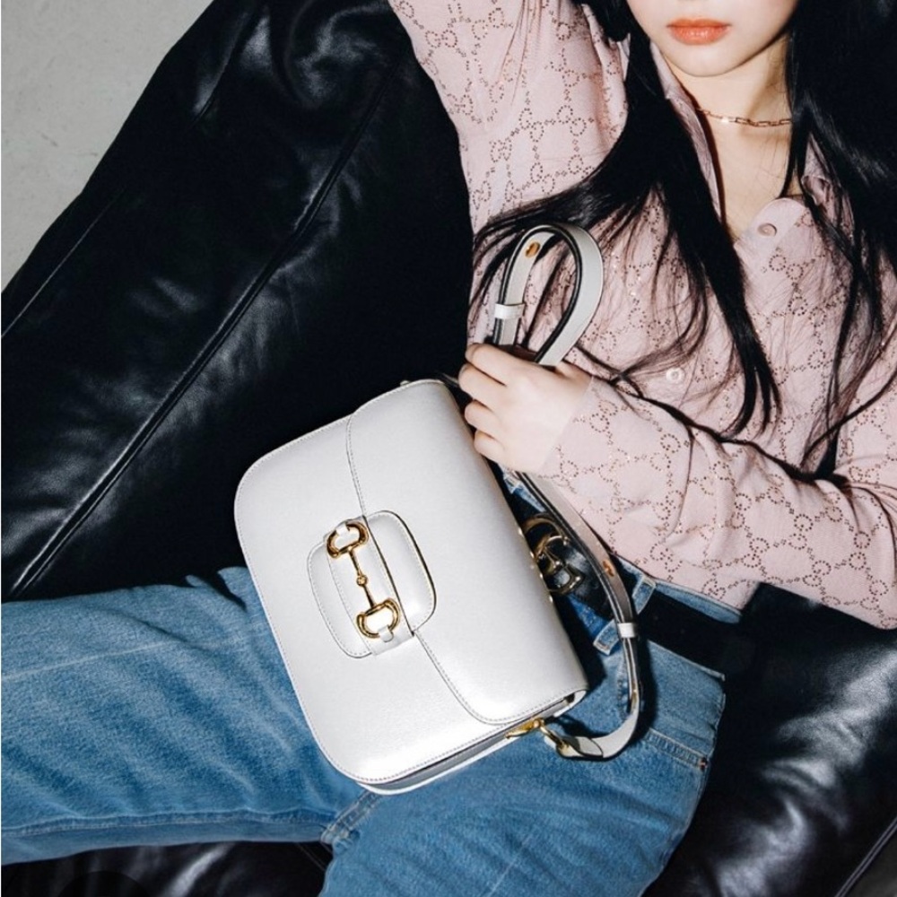 Gucci 1955 leather horsebit handbag